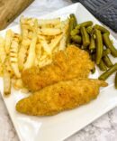 19 Chicken Tenders, Fries & Veg.